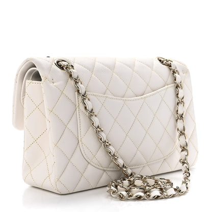 Chanel Caviar Quilted Small Double Flap White 3 of 12