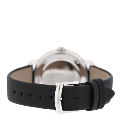 Tiffany Stainless Steel Satin Diamond Bezel 31mm Atlas 2-Hand Quartz Watch Black 3 of 5
