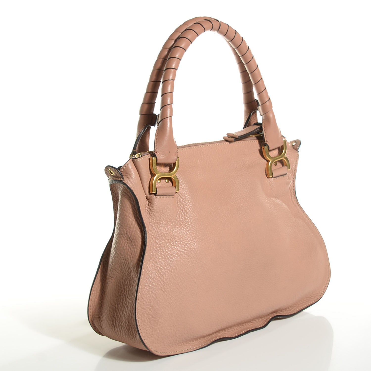 Chloe Calfskin Small Marcie Satchel Blush Nude 3 of 8