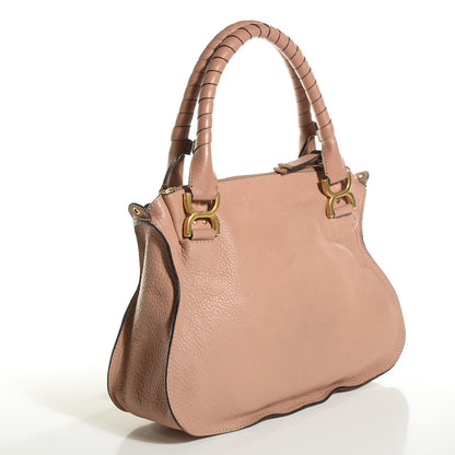 Chloe Calfskin Small Marcie Satchel Blush Nude 3 of 8