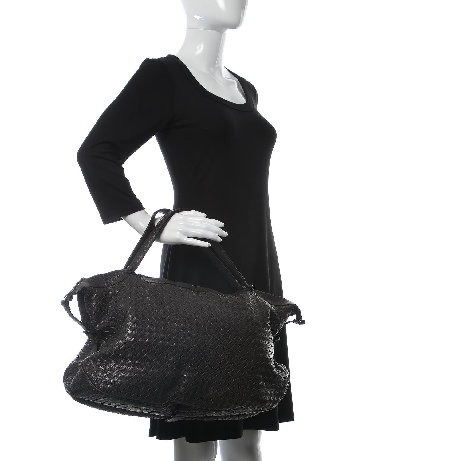 Bottega Veneta Goatskin Intrecciato Woven East West Belly Bag Matita 2 of 8