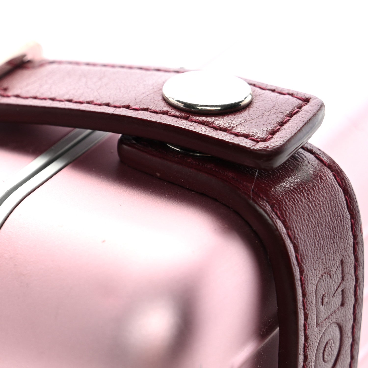 Christian Dior X RIMOWA Aluminum Personal Clutch On Strap Rose