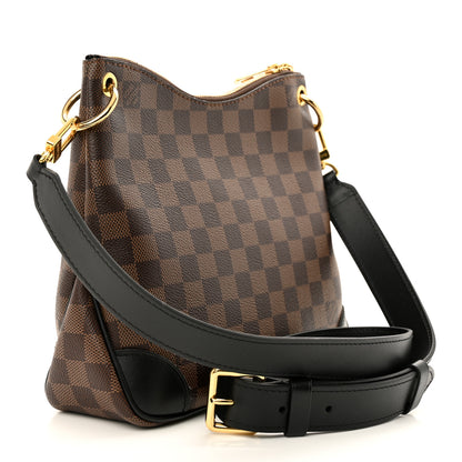 Louis Vuitton Damier Ebene Odeon PM Black 3 of 9