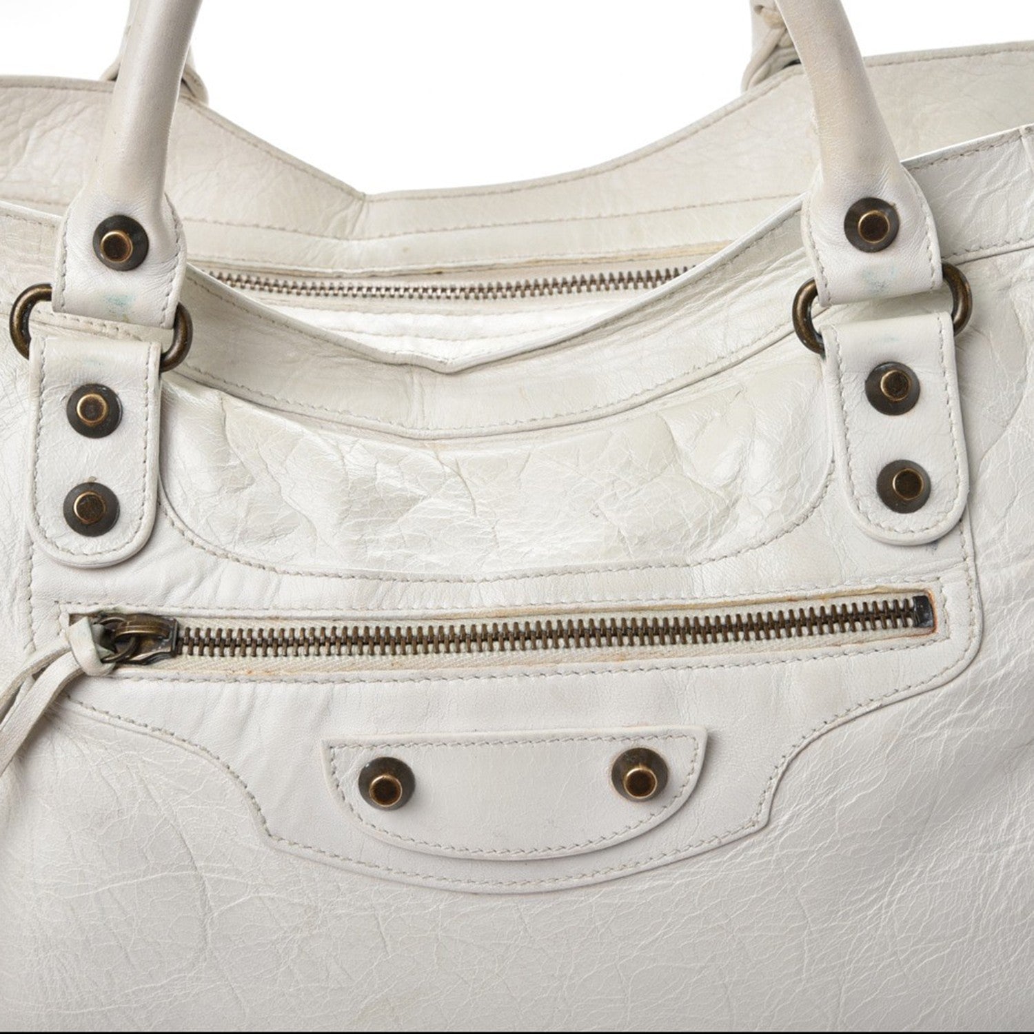 Balenciaga Agneau Classic Hardware City White 11 of 22