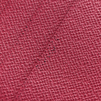 Louis Vuitton Calfskin Felicie Card Holder Insert Fuchsia 7 of 7