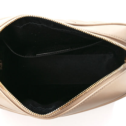 Saint Laurent Calfskin Matelasse Monogram Lou Camera Bag Nude Powder 5 of 11