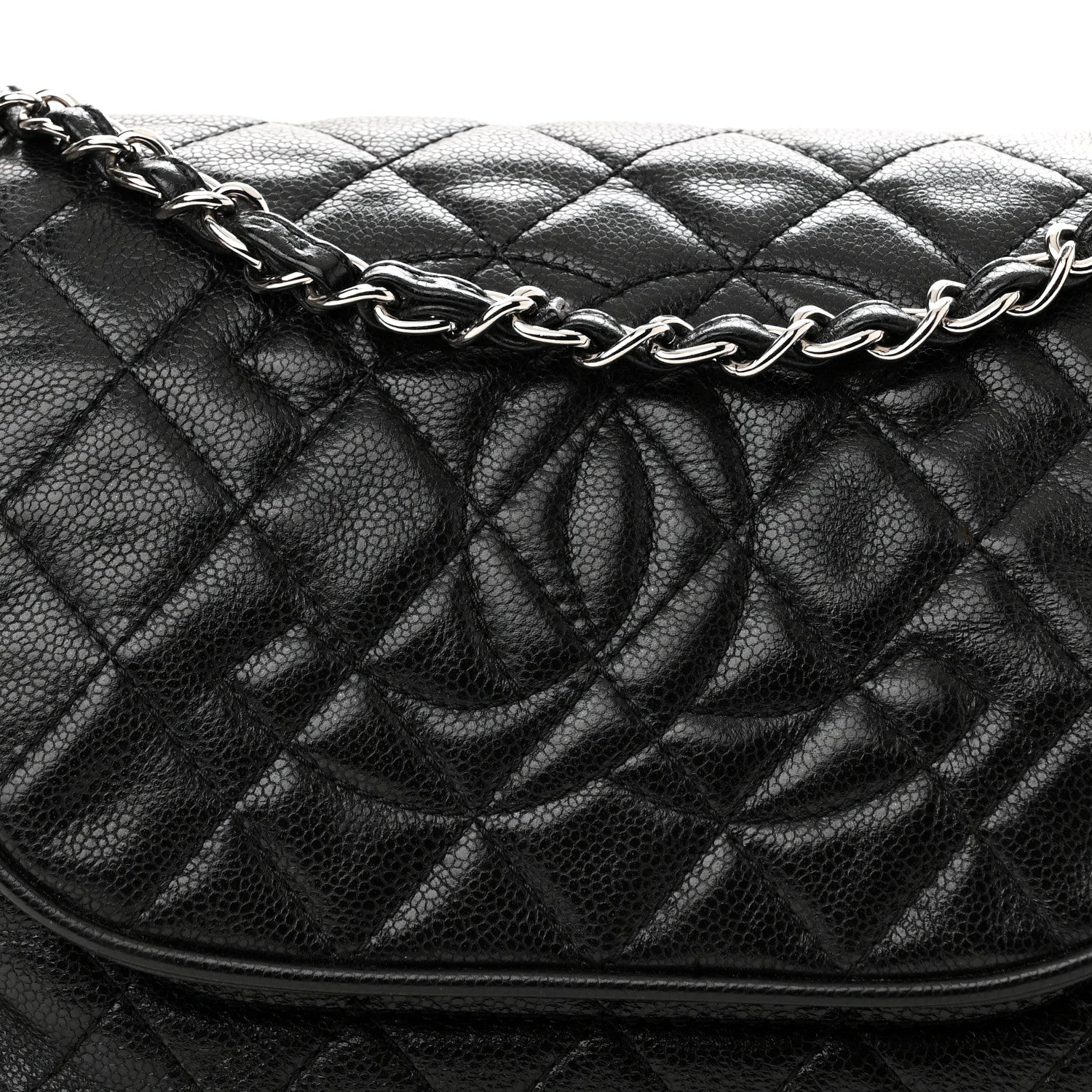 Chanel Caviar Quilted Timeless Accordion Flap Black 8 of 10