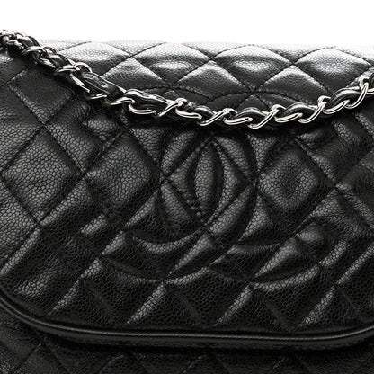 Chanel Caviar Quilted Timeless Accordion Flap Black 8 of 10