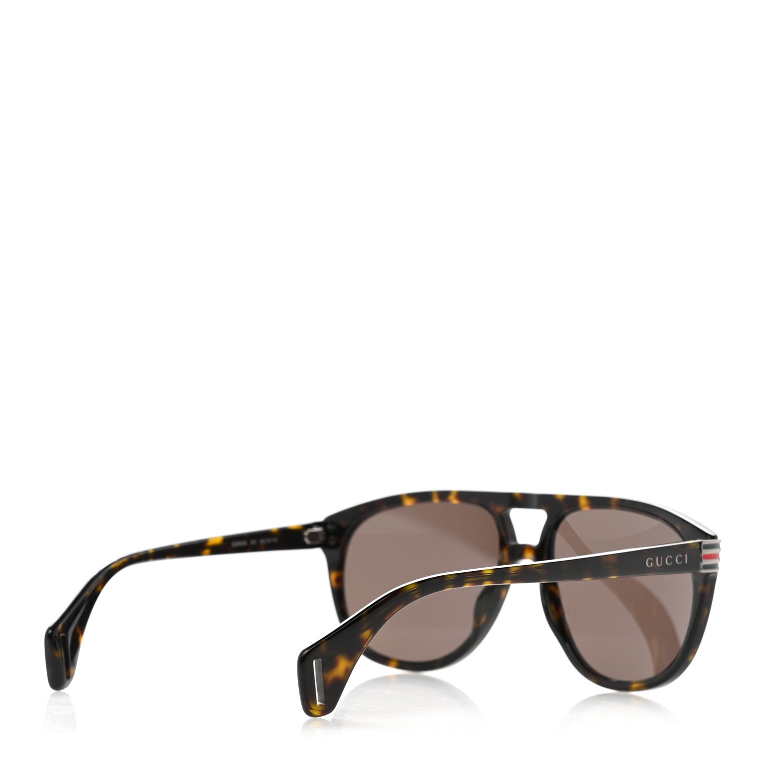 Gucci Acetate Aviator Sunglasses GG0525S Tortoise 4 of 9