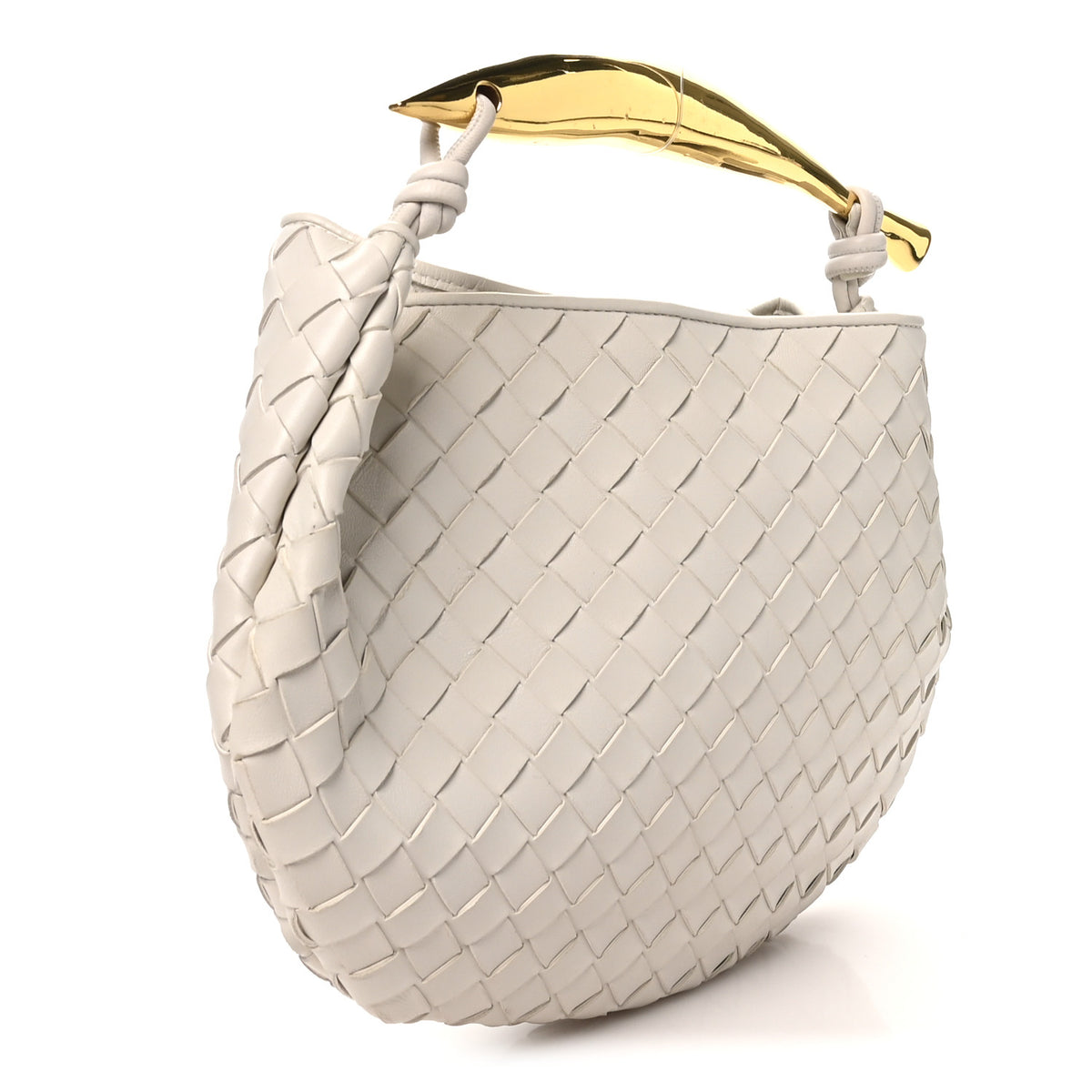 Nappa Intrecciato Sardine Bag Chalk