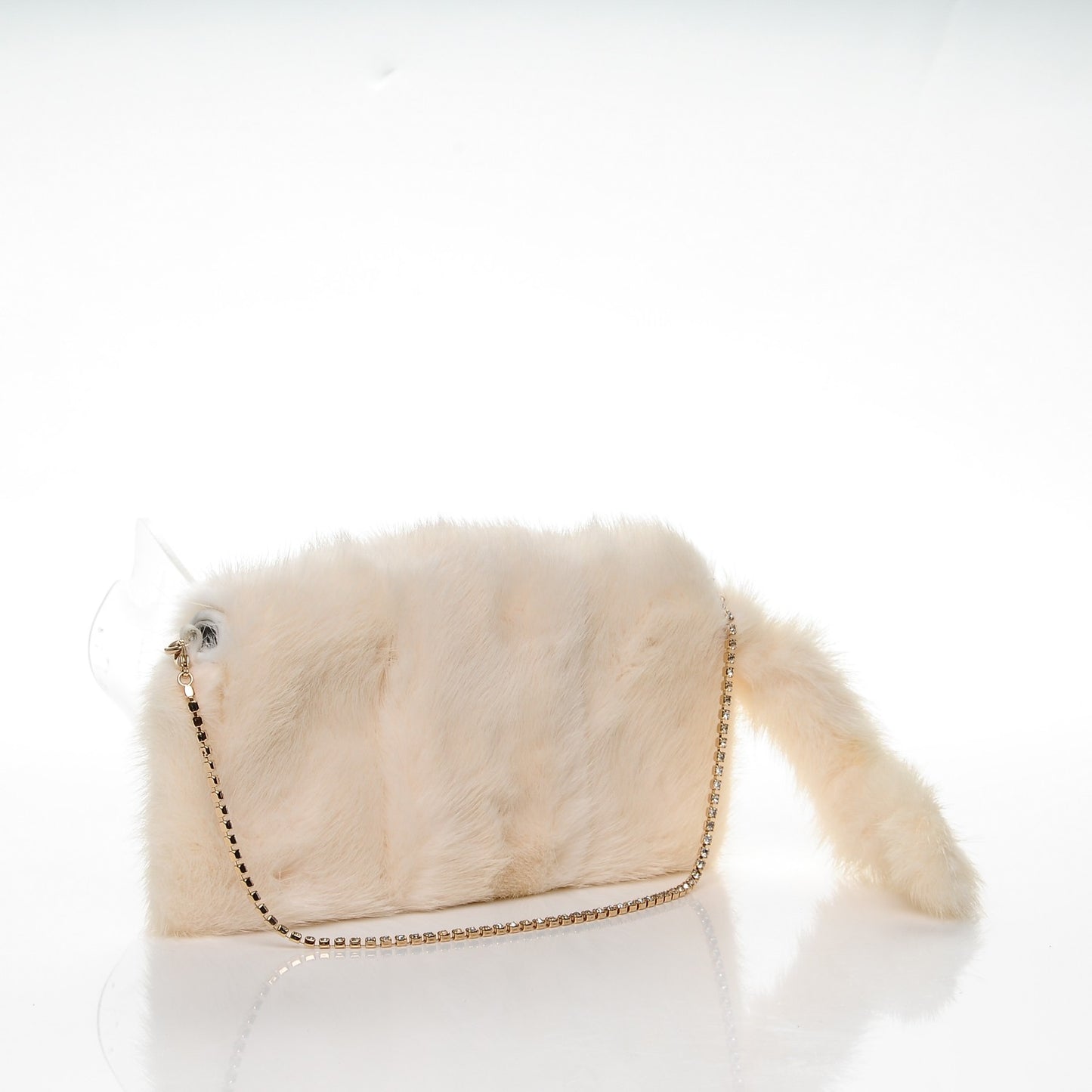 Mink Jewel Dragon Evening Bag