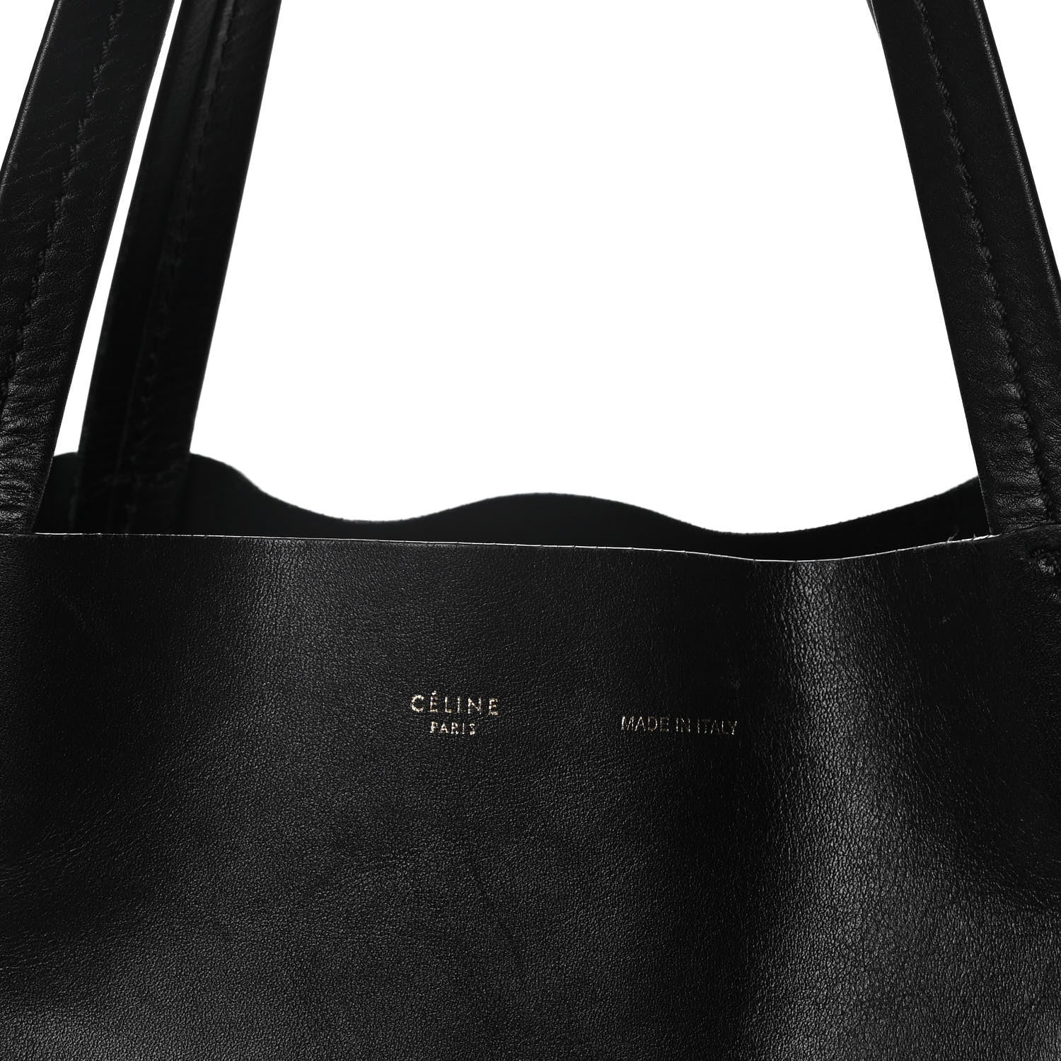 Celine Calfskin Medium Horizontal Cabas Phantom Black 15 of 23