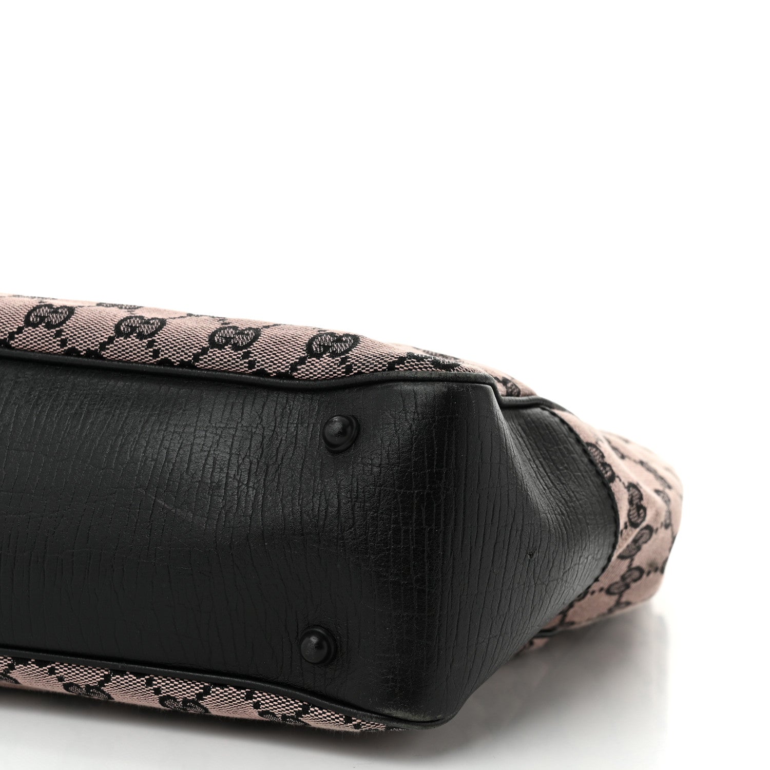 Gucci Monogram Bamboo Handle Bag Pink 10 of 11