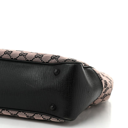 Gucci Monogram Bamboo Handle Bag Pink 10 of 11