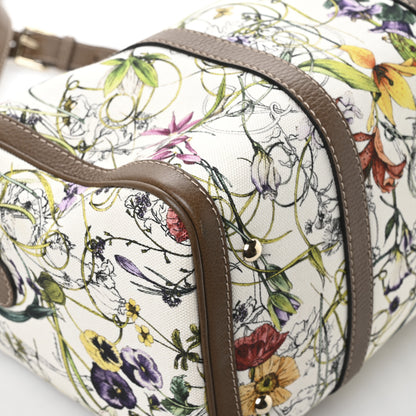 Gucci Canvas Flora Infinity Medium Joy Boston White Multicolor Acero 11 of 12
