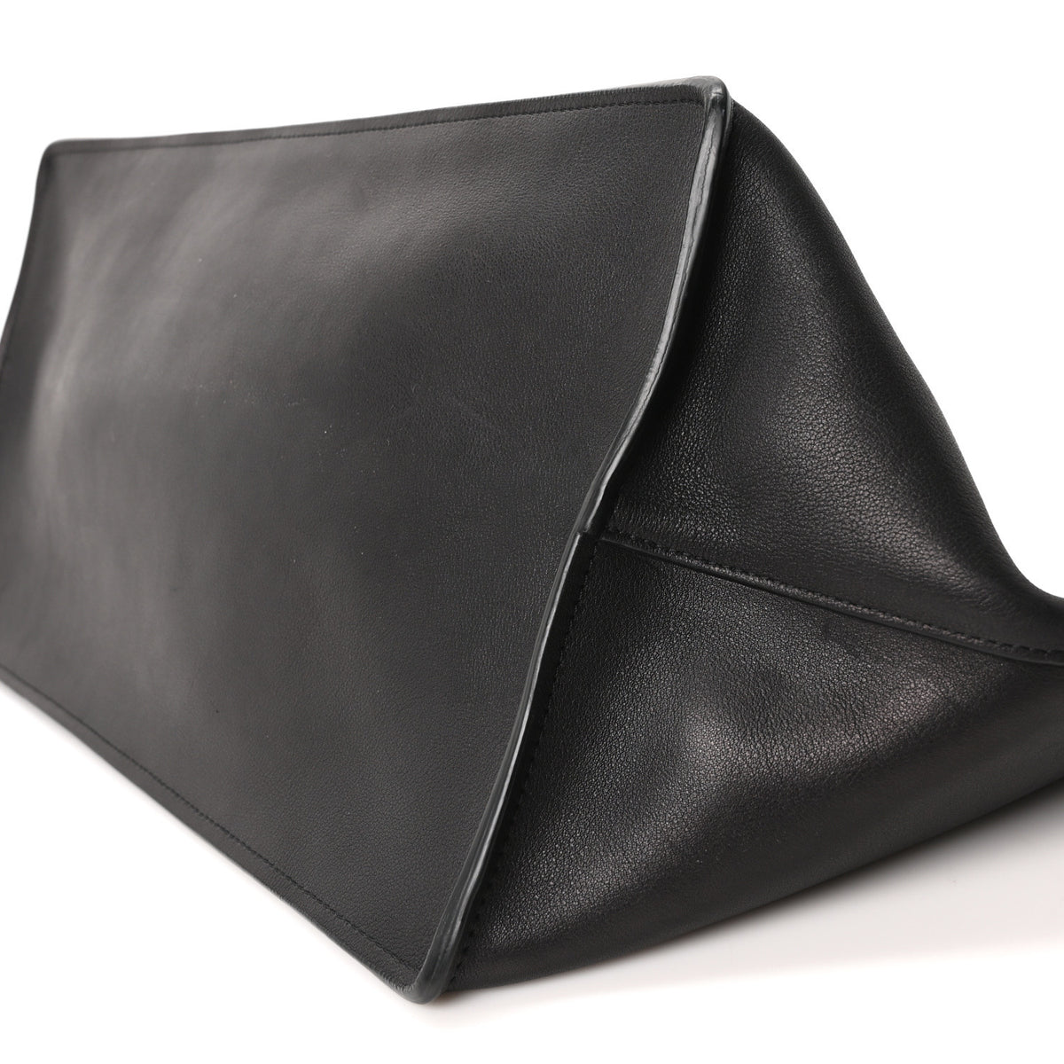 The Row Polished Saddle Calfskin Idaho Top Handle Black 9 of 9