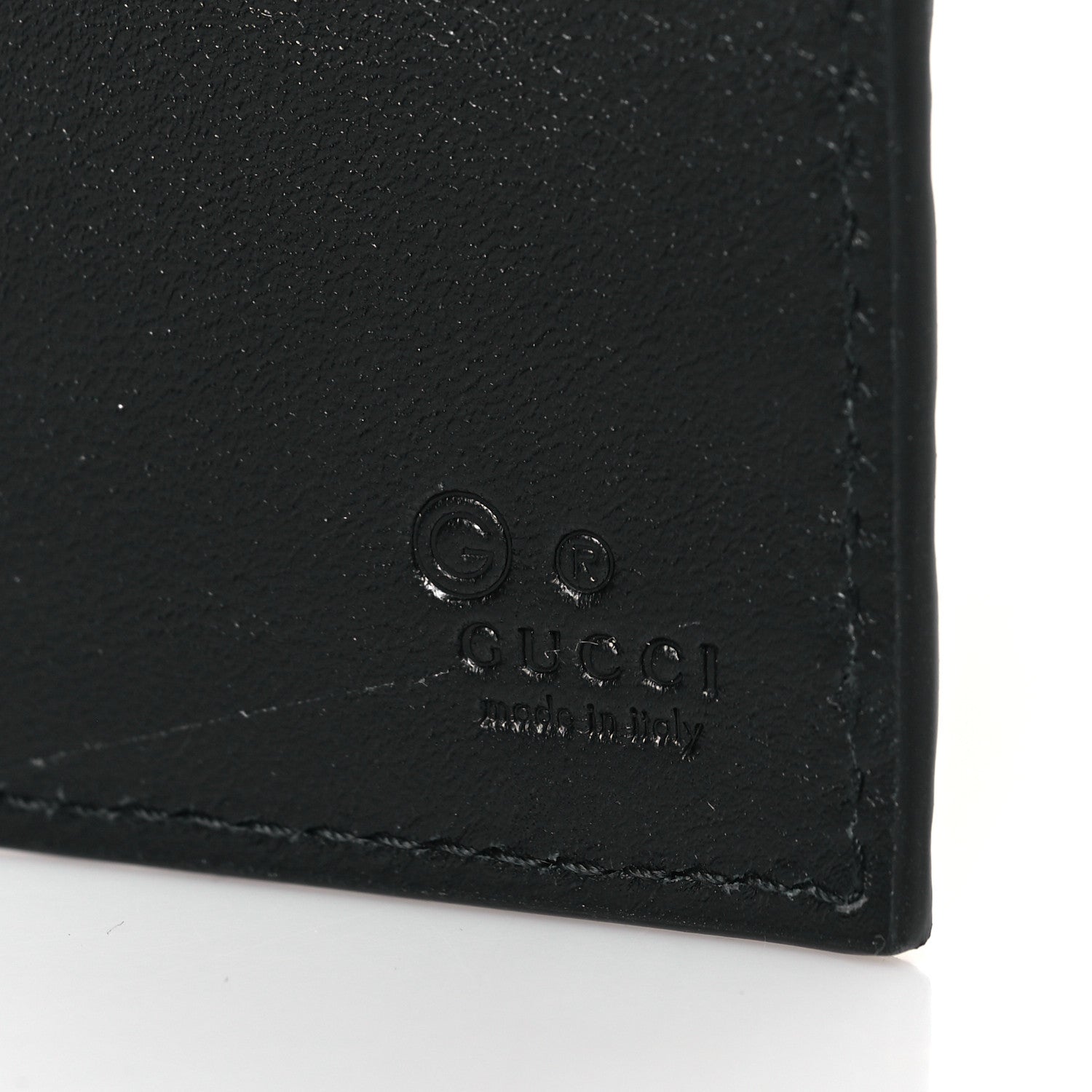 Gucci Micoguccissima Bi-Fold Wallet Black 6 of 6