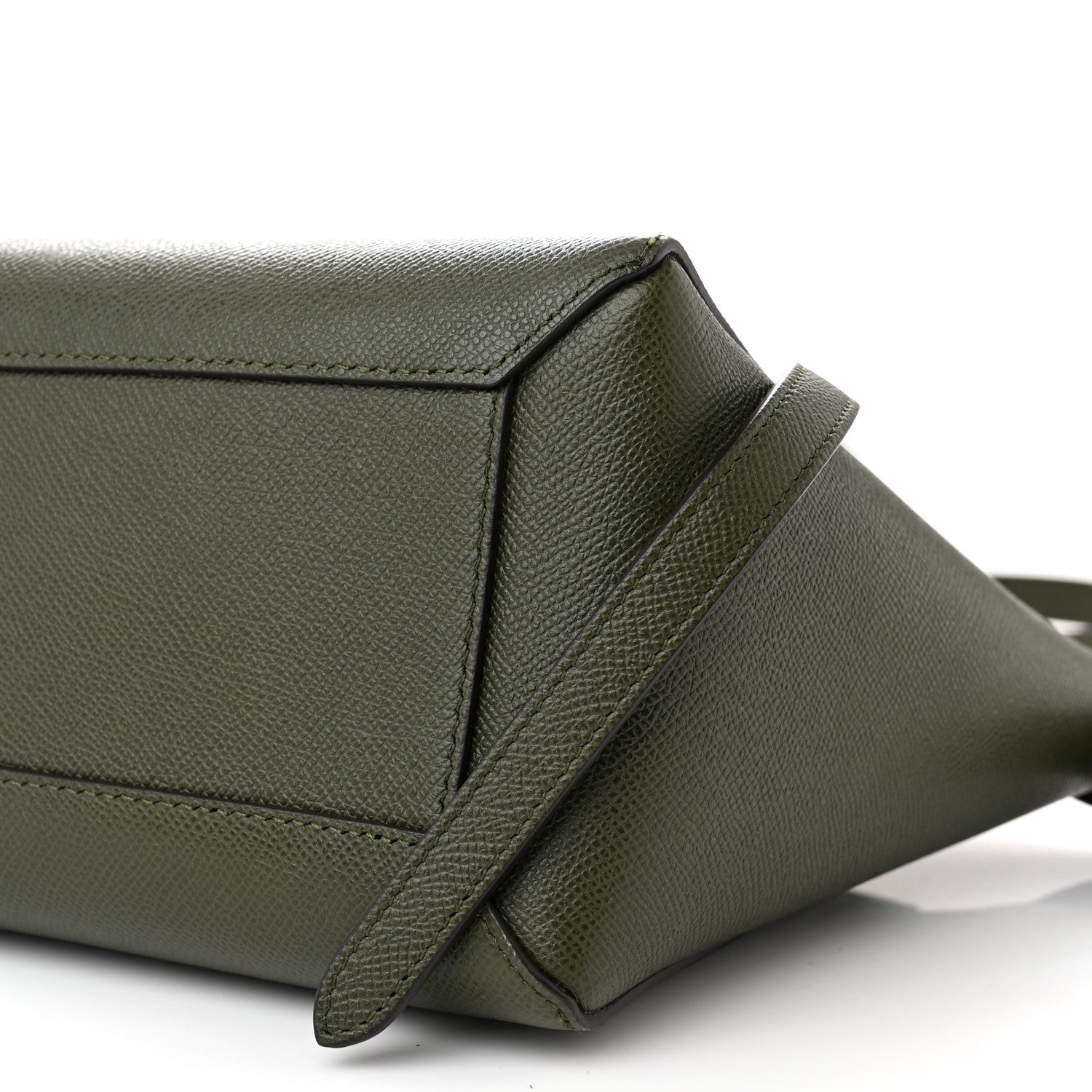 Celine Grained Calfskin Micro Belt Bag Olive 11 of 11