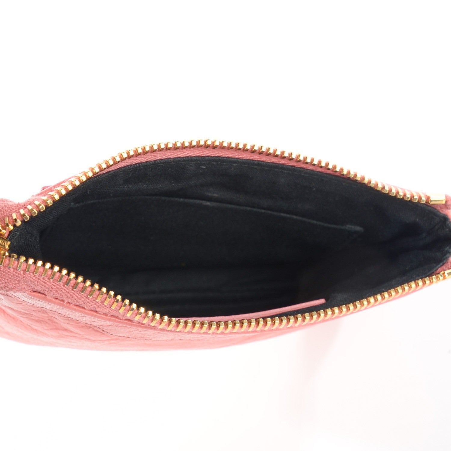 Balenciaga Agneau Giant 12 Gold Hardware M Porte-Monnaie Coin Purse Rose Azalee 6 of 9