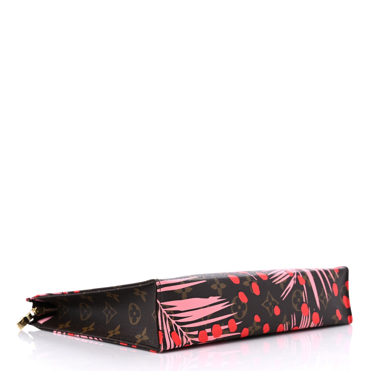 Monogram Jungle Dots Toiletry Pouch 26 Sugar Pink Poppy