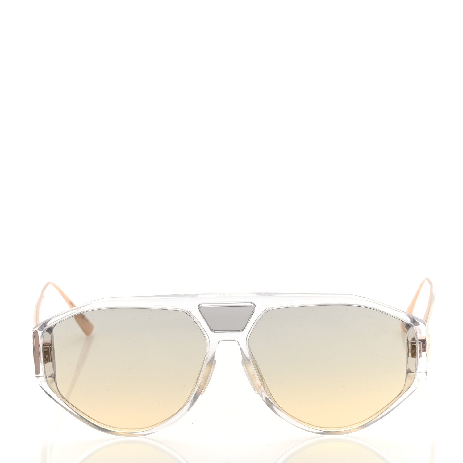 Christian Dior Clan 2 Aviator Sunglasses Gold 2 of 7