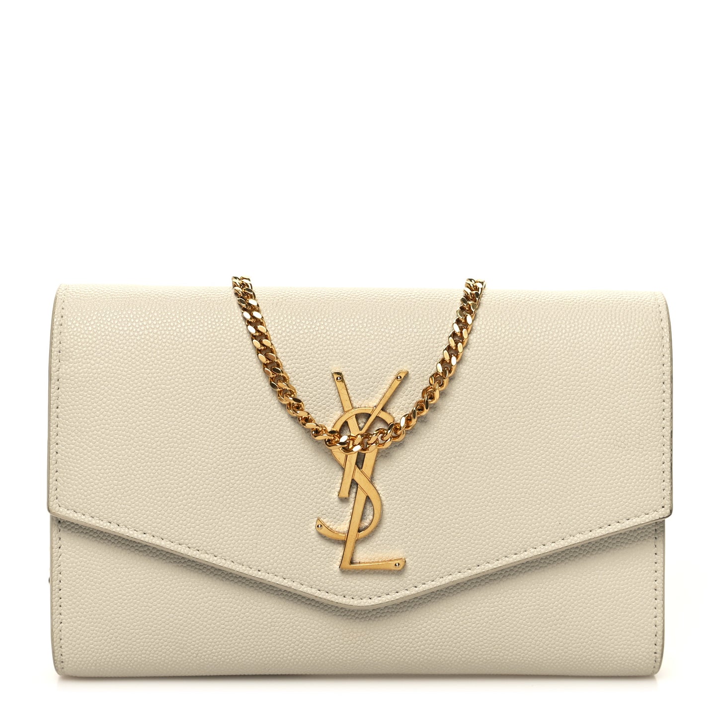Grain De Poudre Monogram Uptown Chain Wallet Crema Soft