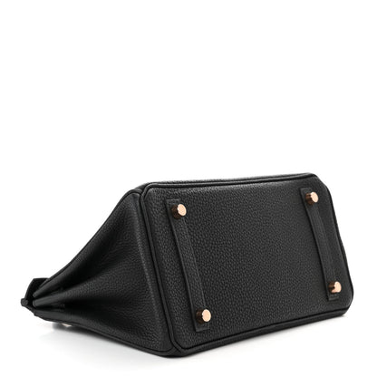 Hermes Togo Birkin 25 Black 4 of 11