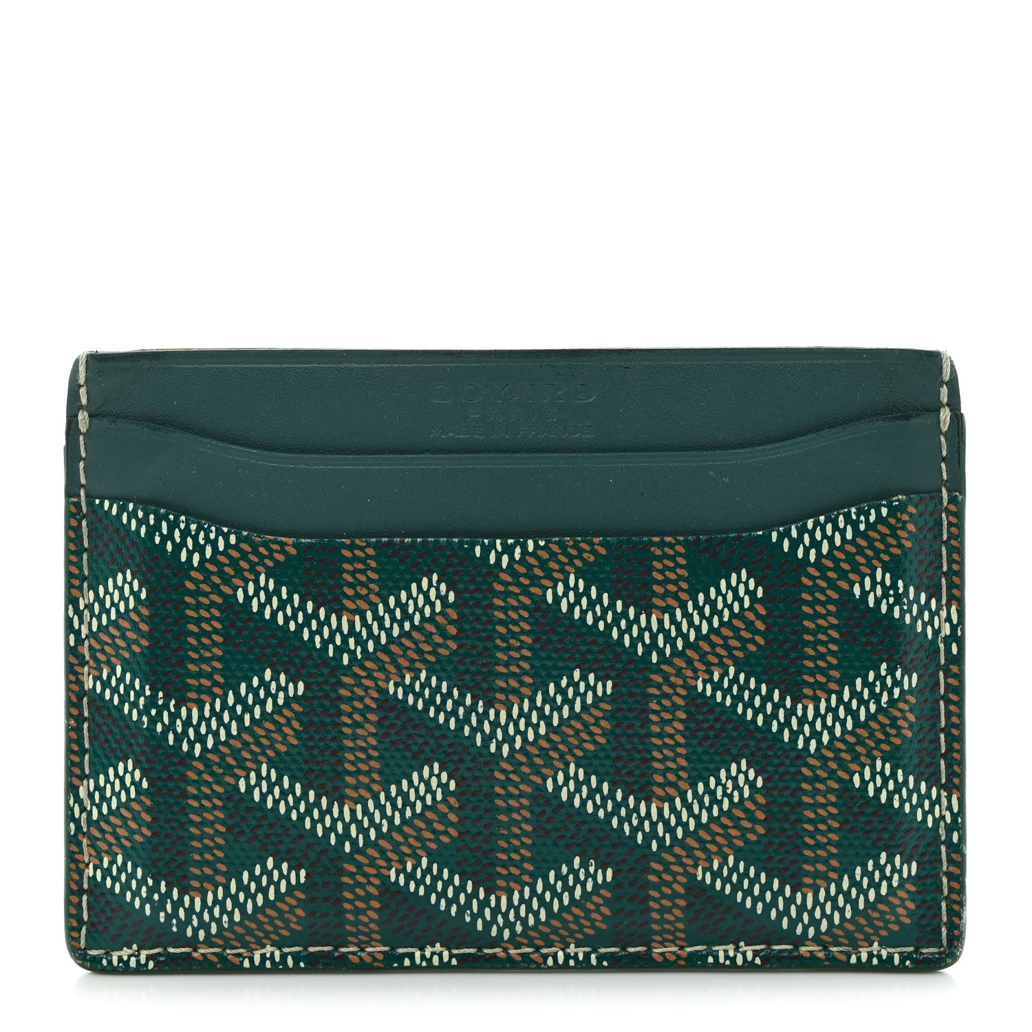 Goyard Goyardine Saint Sulpice Card Holder Green 1 of 10
