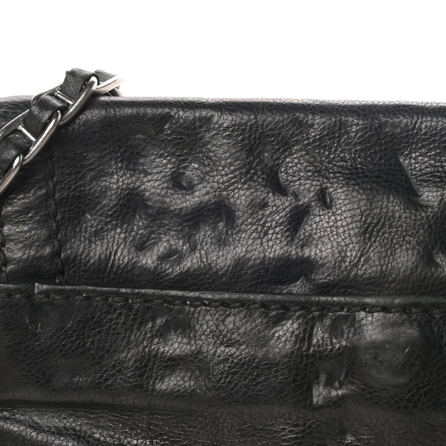 Prada Vitello Shoulder Chain Bag Black 14 of 16