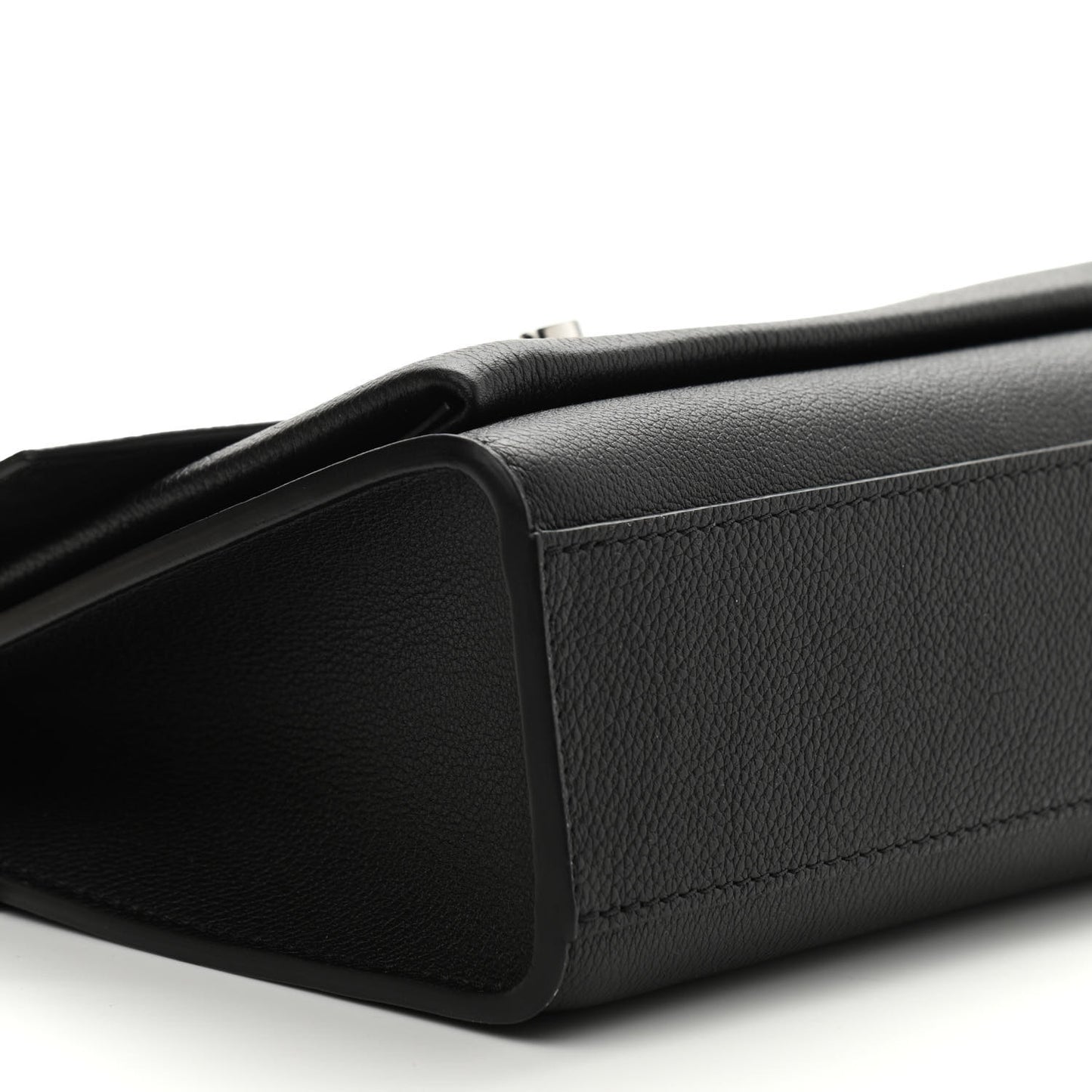 Soft Calfskin Mylockme Chain Bag BB Black