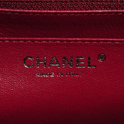 Chanel Caviar Jumbo Single Flap Dark Red 7 of 8