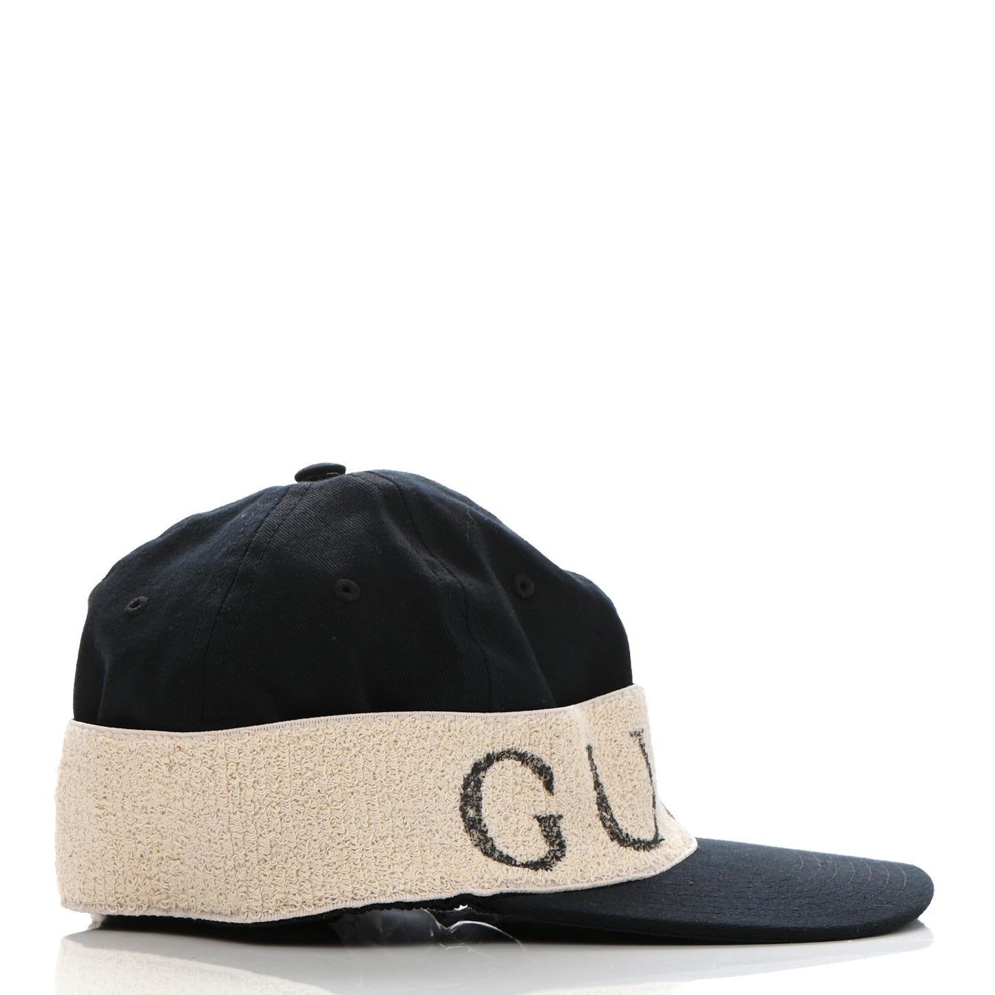 Gabardine Gucci Headband Baseball Hat M Black