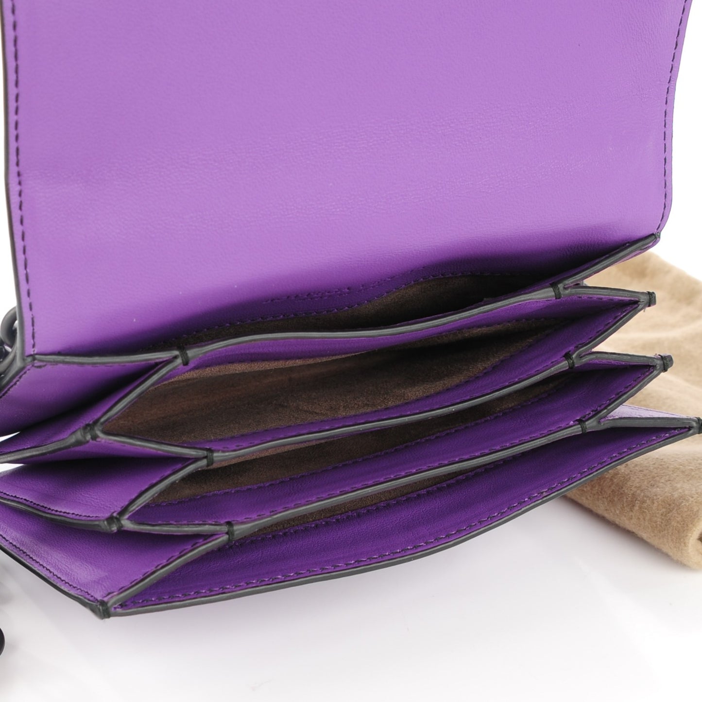 Nappa Intrecciato Shoulder Bag Byzantine