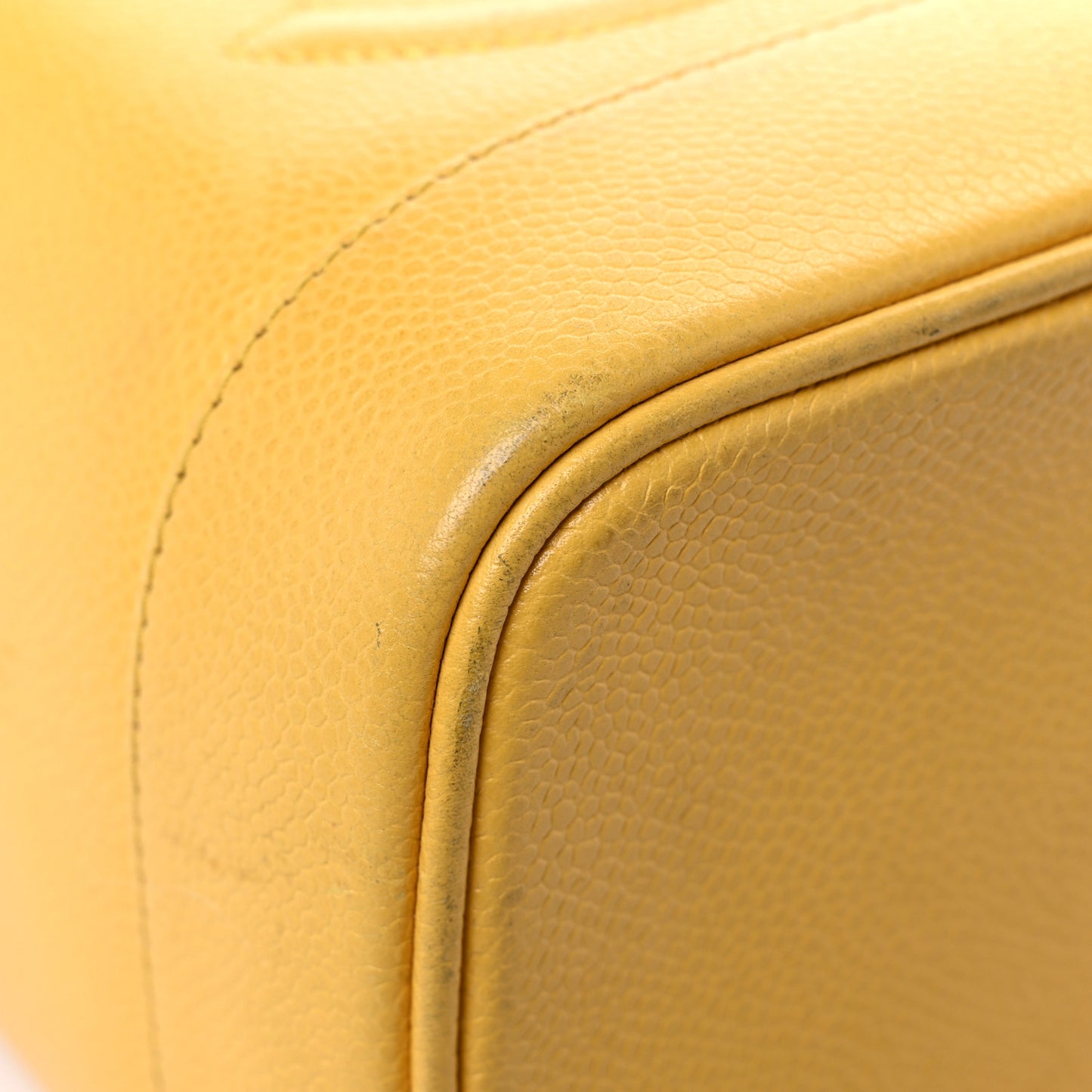 Caviar Vanity Cosmetic Case Yellow