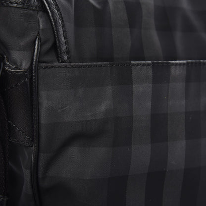 Burberry Smoked Check Medium Elgin Messenger Bag Black 8 of 10