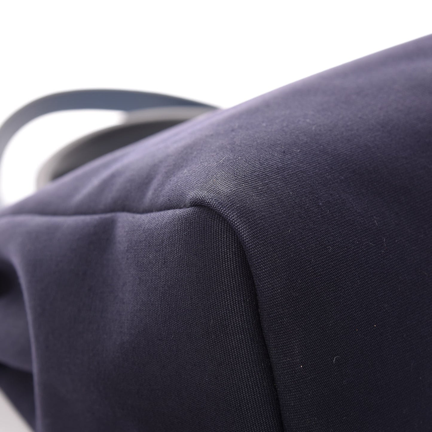 Toile Vache Calfskin Herbag 30 PM Navy Bleu Natural