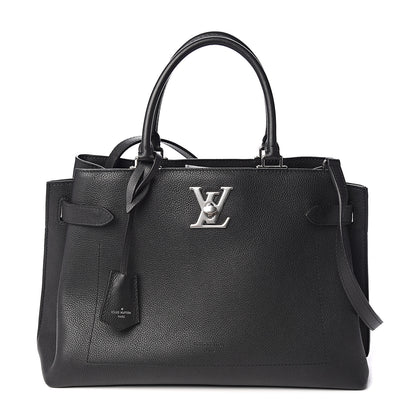 Louis Vuitton Calfskin Lockme Day Black 1 of 8