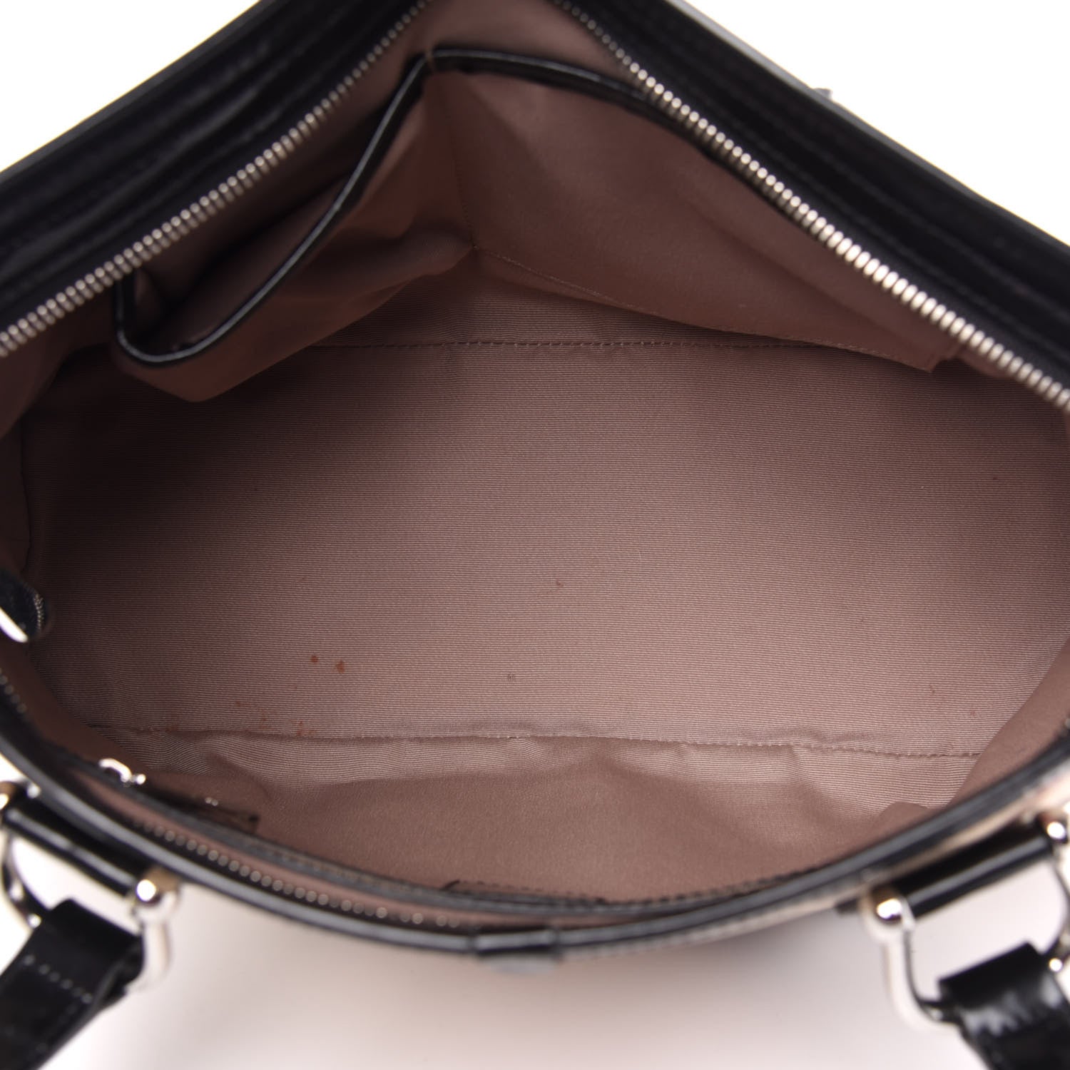 Burberry Patent Trim Nova Check Shopper Tote Black 5 of 15