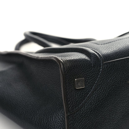 Celine Drummed Calfskin Mini Luggage Black 8 of 11