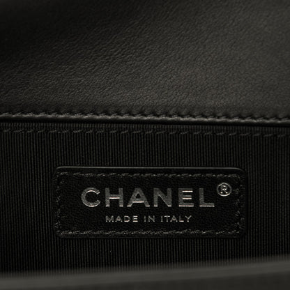 Chanel Calfskin Quilted Medium Boy Flap Black 6 of 8