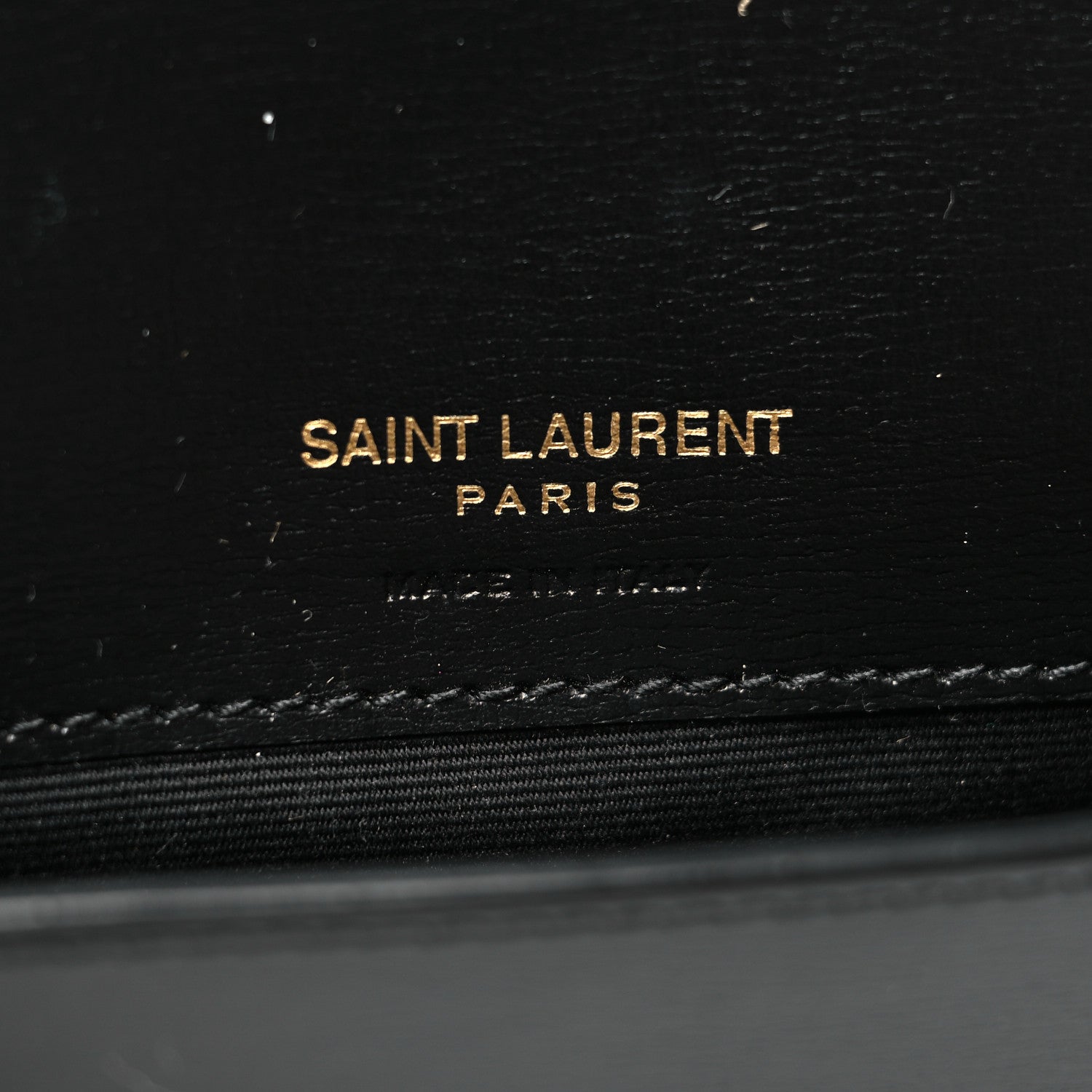 Saint Laurent Smooth Calfskin Monogram Phone Holder Crossbody Black 6 of 9