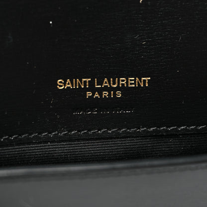 Saint Laurent Smooth Calfskin Monogram Phone Holder Crossbody Black 6 of 9