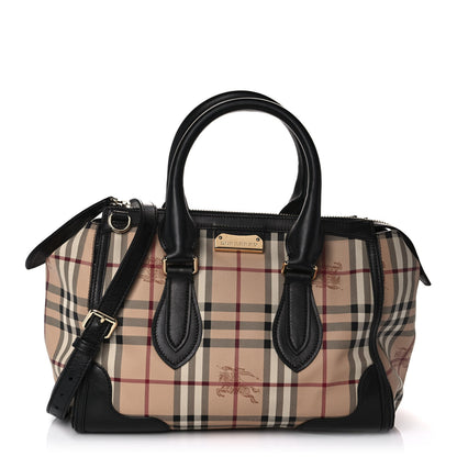 Burberry Haymarket Check Small Gladstone Black 1 of 10