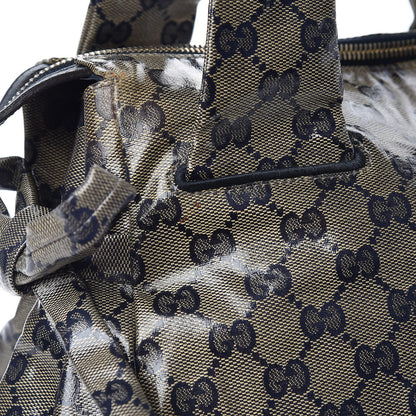 Gucci Crystal Monogram Hysteria Tote Navy Blue 9 of 13