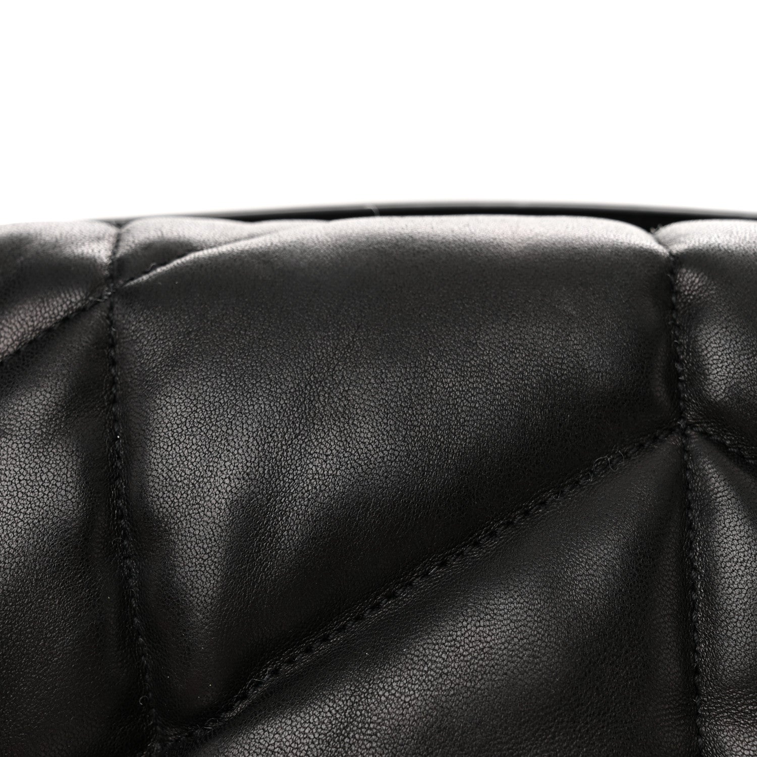 Saint Laurent Lambskin Quilted Monogram Monochrome Medium Loulou Puffer Chain Satchel Black 17 of 17