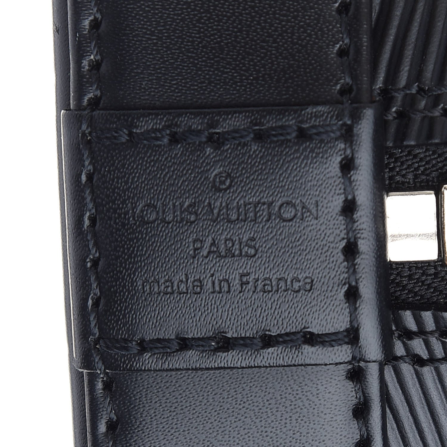 Louis Vuitton Epi Alma BB Black 6 of 12