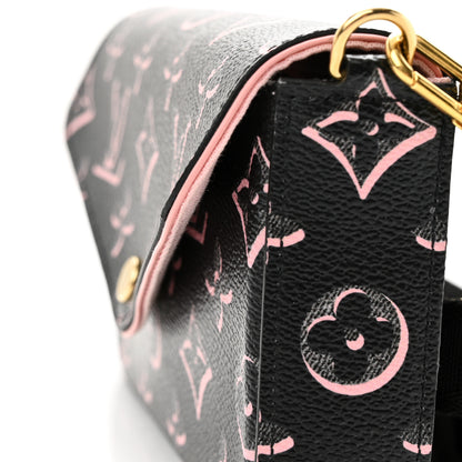 Louis Vuitton LOUIS VUITTON Monogram Fall For You Felicie Strap & Go Black 10 of 10