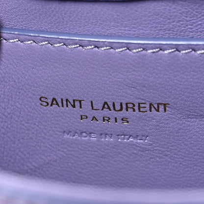 Saint Laurent Lizard Le 5 A 7 Mini Hobo Lilac 6 of 10