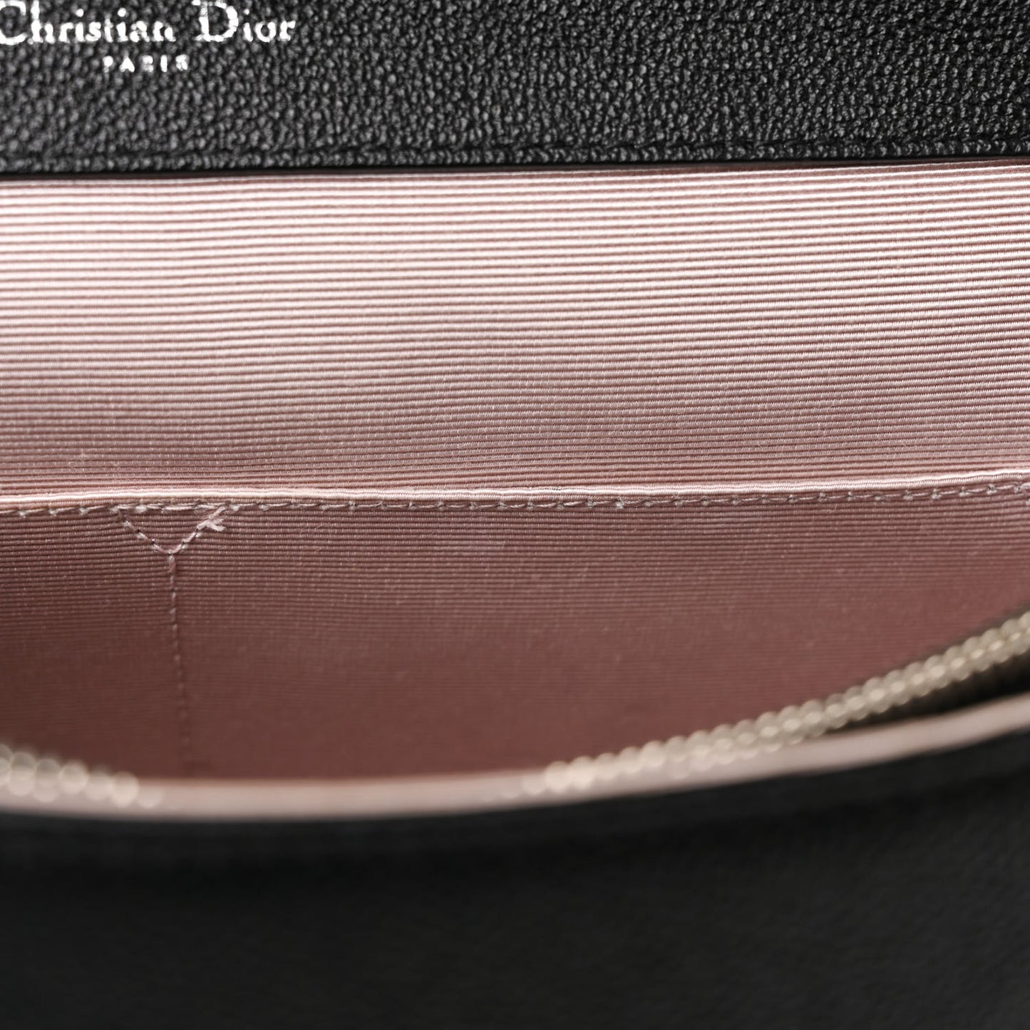 Grained Calfskin Diorama Satchel Black