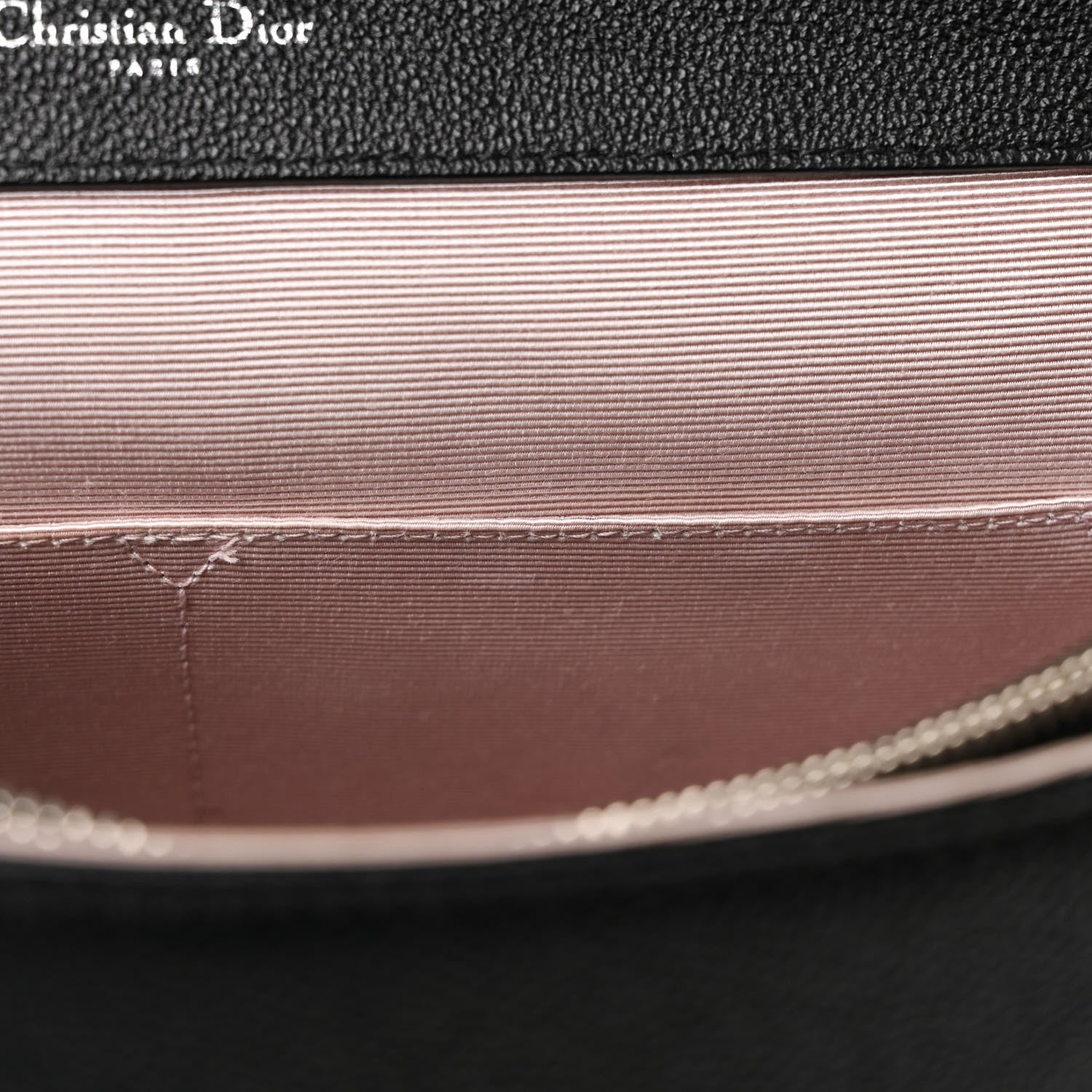 Christian Dior Grained Calfskin Diorama Satchel Black 12 of 17